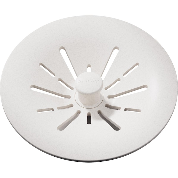Quartz Perfect Drain 3-1/2" Removable Polymer Basket Strainer and Rubber Stopper Ricotta
